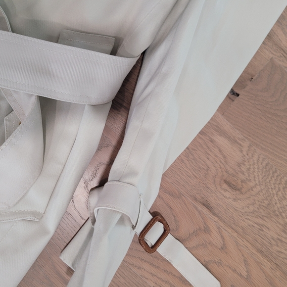 SOLD Christian Dior Vintage Mens Tan Khaki Trench Coat Ankle Length - Picture 9 of 15